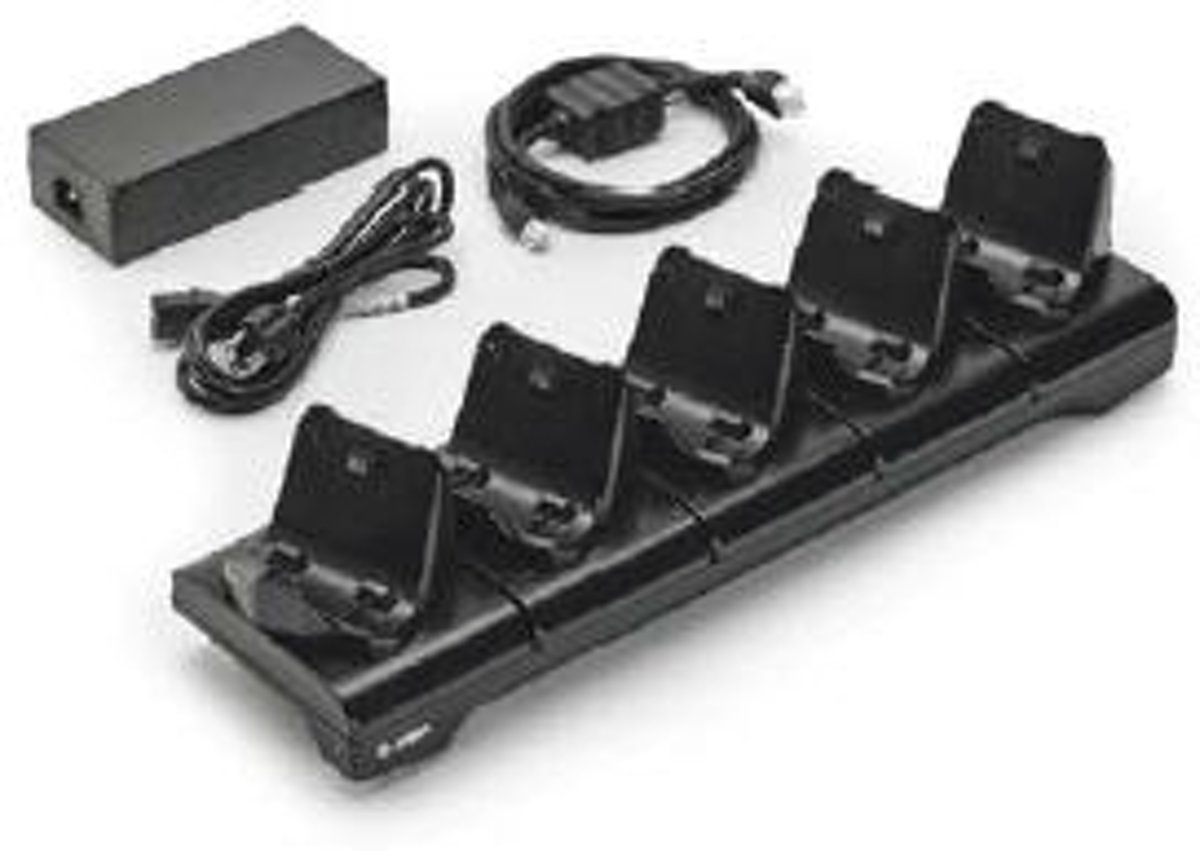 Zebra CRD-MPM-5SCHGEU1-01 Batterijlader voor binnengebruik Zwart batterij-oplader