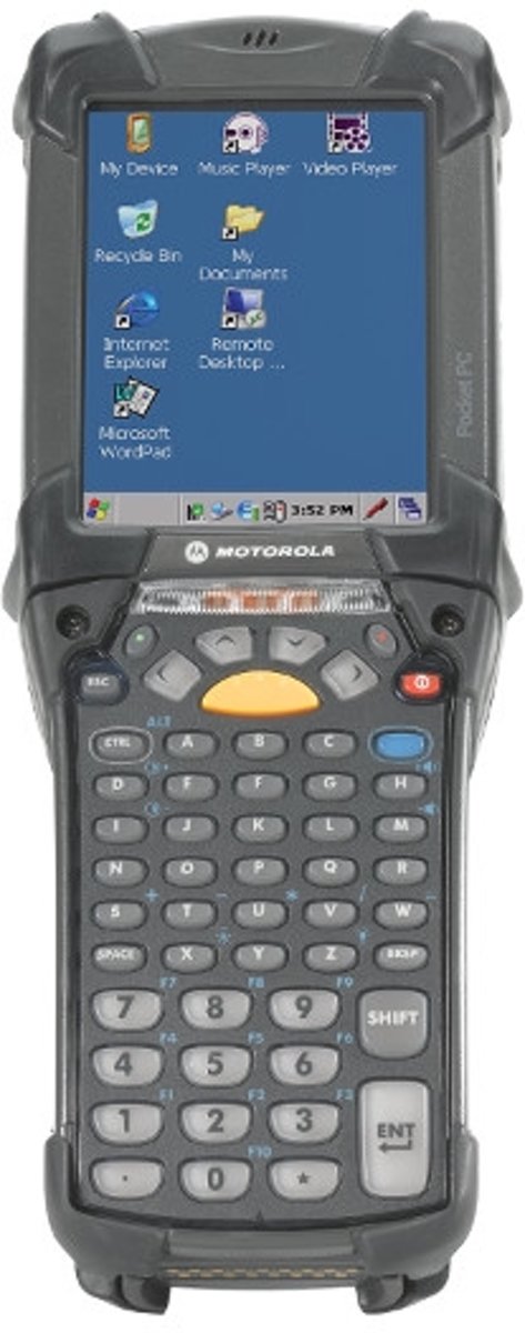 Zebra MC9200 PDA 9,4 cm (3.7) 640 x 480 Pixels Touchscreen 765 g Zwart