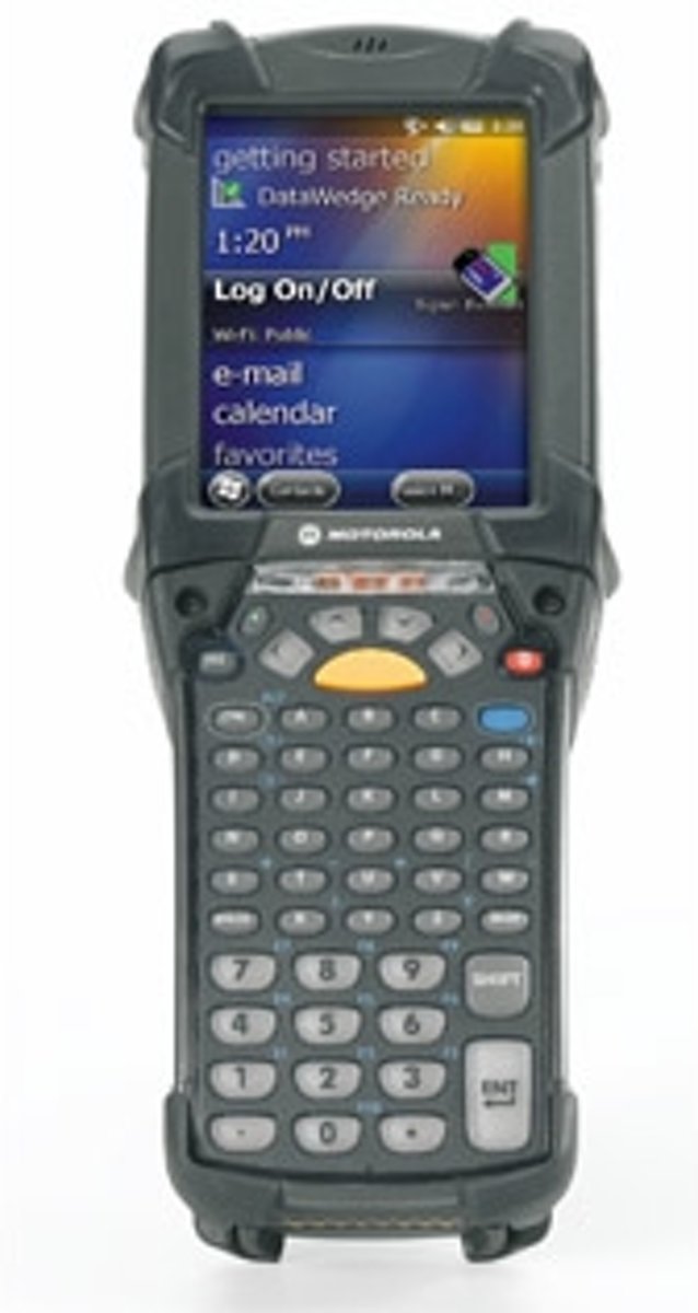 Zebra MC9200 PDA 9,4 cm (3.7) 640 x 480 Pixels Touchscreen 765 g Zwart