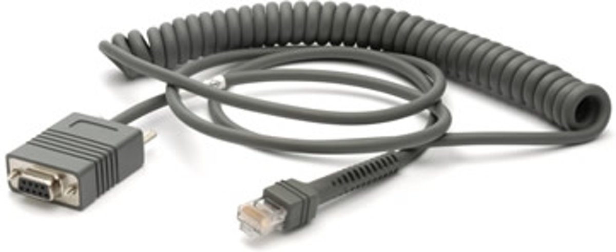 Zebra RS232 Cable Signaalkabel 2,7 m Grijs