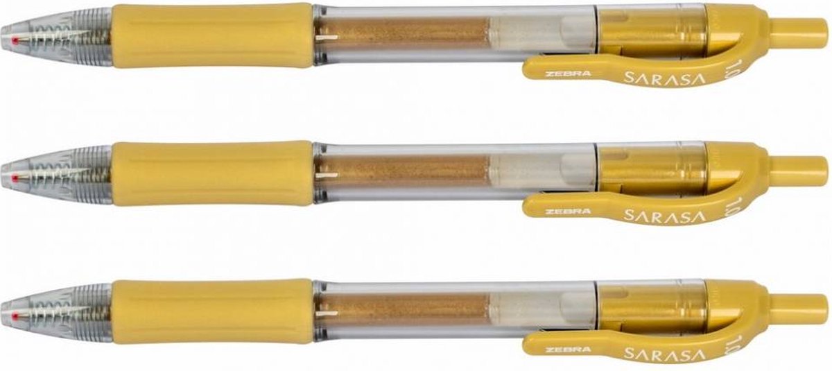 Zebra Sarasa Clip Metalic Gel Inkt Pen – Breed 1.0mm - Goud