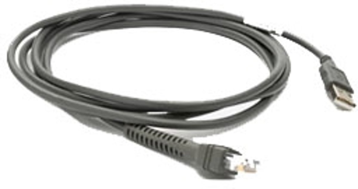 Zebra USB 2.0 A Male naar RJ45 - 2.1 m