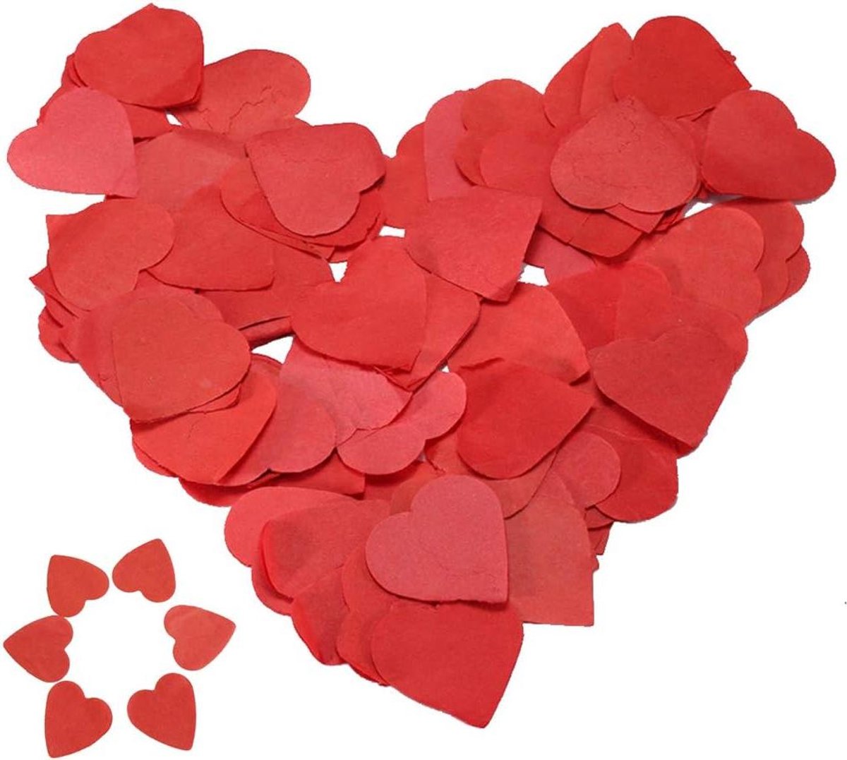   - 7500 stuks confettiharten tafel decoratie voor verjaardag en baby feesten