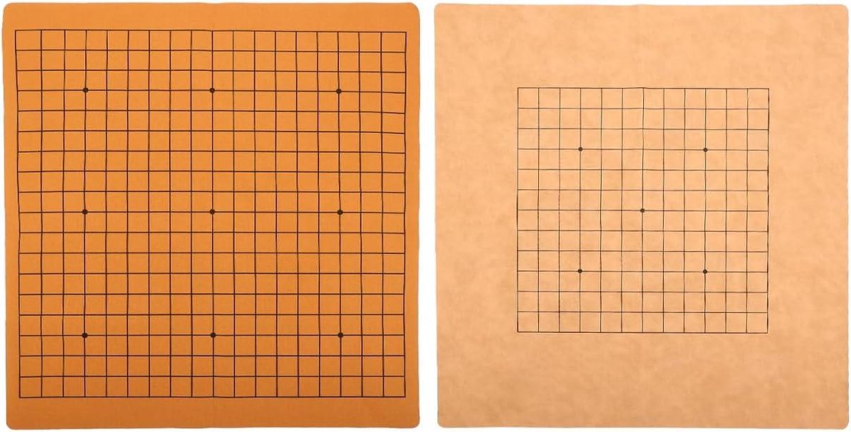   - Dubbelzijdig Opvouwbaar Go-  van Kunstleer - Draagbare Go-Plank voor Kinderen en Volwassenen - Thuis en Op Reis Gebruik