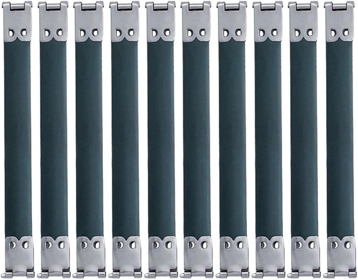   - Handtas harnier veerclip metalen frame 10 stuks - Doe-het-zelf handwerk - Muntenportemonnee - Kliksluiting - Zakken 10 cm