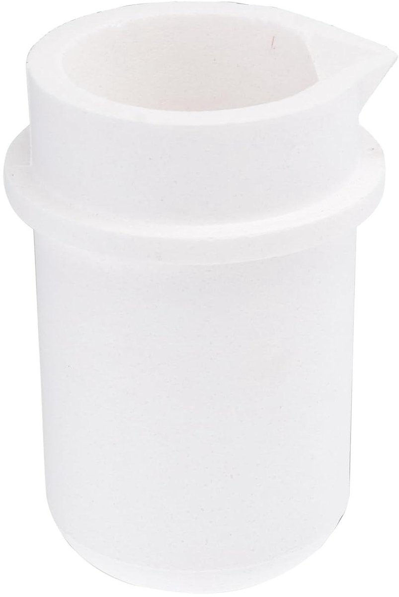   - Smeltkroes voor Gouden Gieten van Silicium Carbide en Grafiet - Keramische Smeltkroes voor Witte Boiler Apparatuur met 1 St - Duurzame Smeltkroes voor Precisie Gieten.