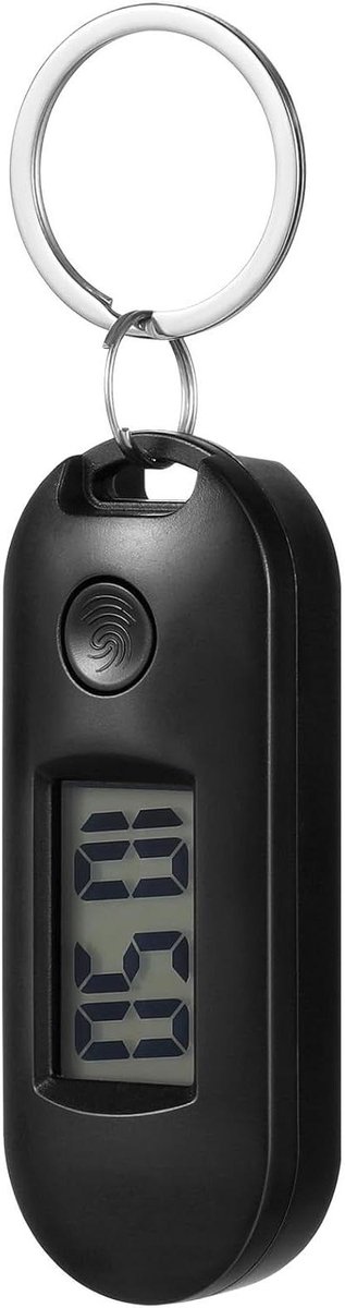   - Stille Digitale Horloge Sleutelhanger met Lichtgevende Klok - Voor Examen Chefs - Snoep Ketting voor Volwassenen - LED Timer voor Thuis en op het Werk