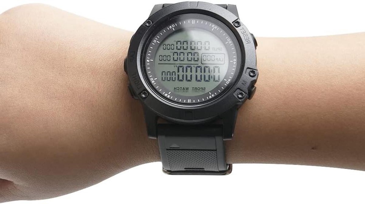   - Voetbalscheidsrechter Horloge met Countdown Timer en Nachtlampje - Voor Sportinstructeur - Lichtgevend Groot Gezichtsdial - Match Game Stopwatch - Ideaal voor Voetbal.