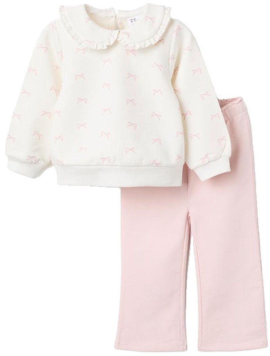   3107418801 Set Wit,Roze 18-24 Months Meisjes