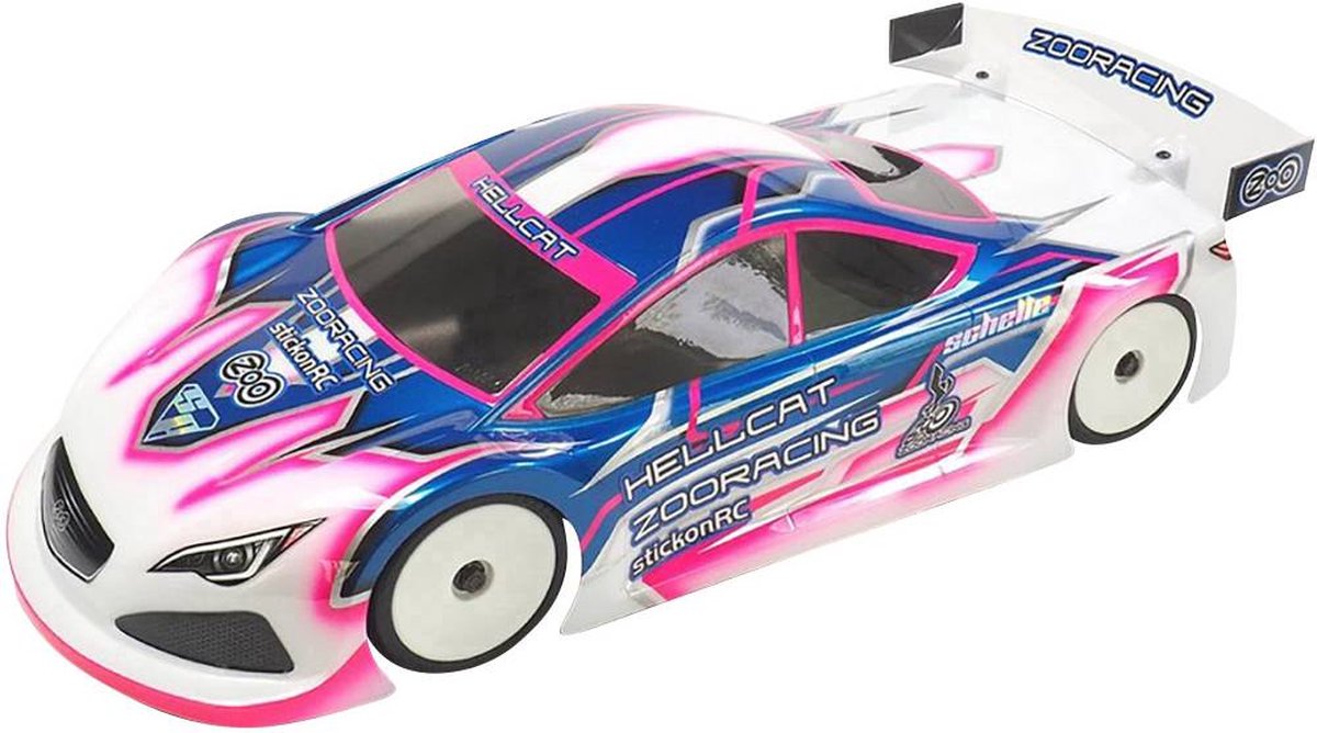 ZooRacing ZR-0006-07 1:10 Body HellCat Regular 0.7 190 mm Ongeverfd, niet gesneden