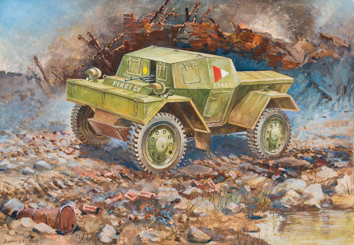 Zvezda - British Armored Car Dingo (Zve6229)