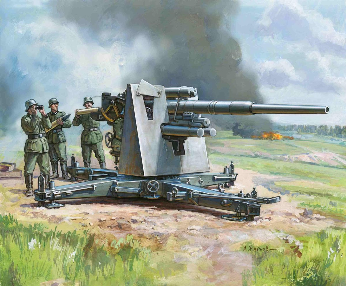 Zvezda - German 88 Mm Flak 36/37 (Zve6158)