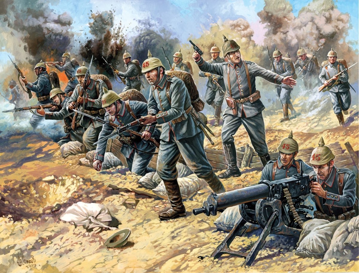 Zvezda - German Infantry Wwi (Zve8083)