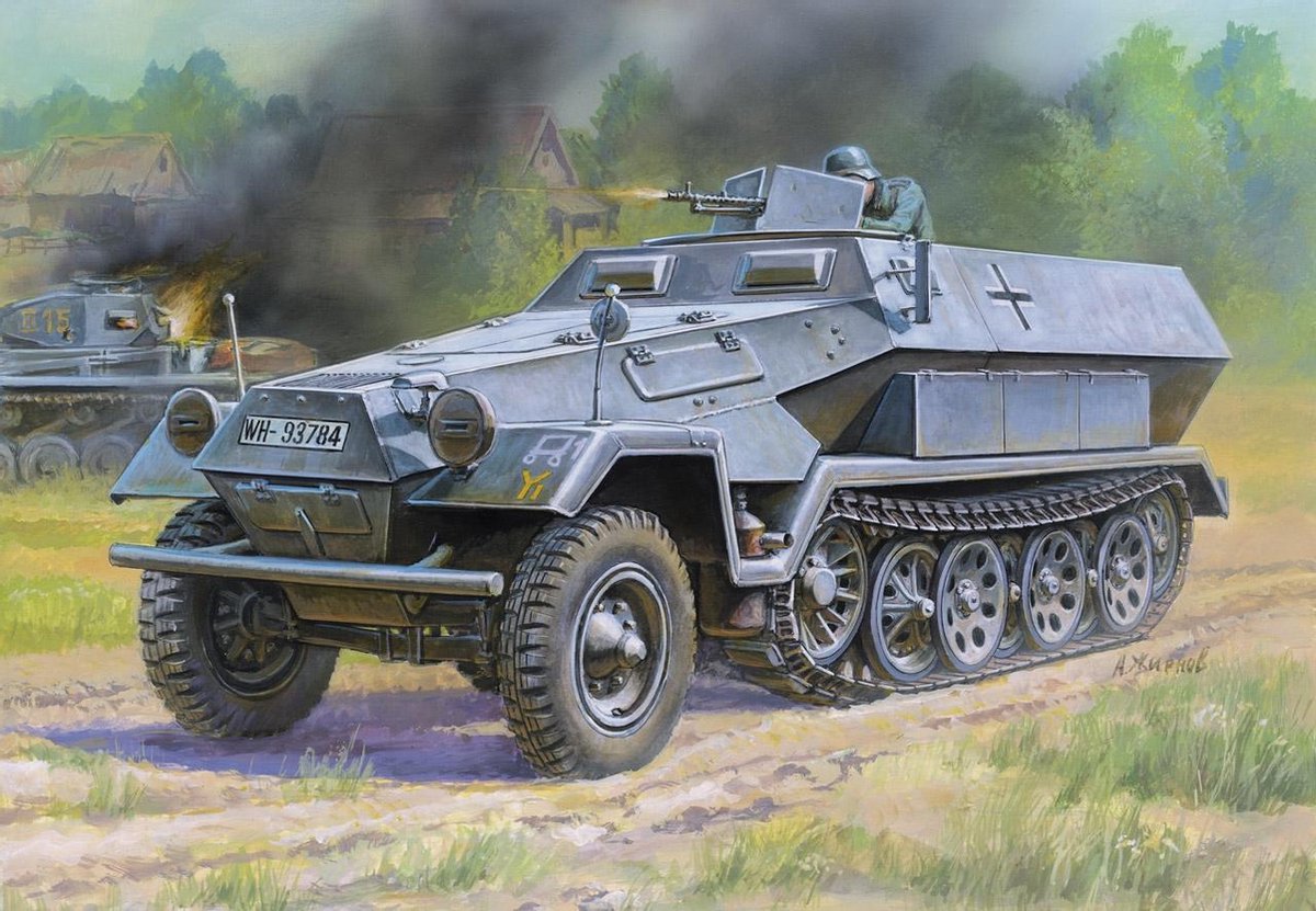 Zvezda - Hanomag Sd.kfz.251/1 Ausf.b (Zve3572)