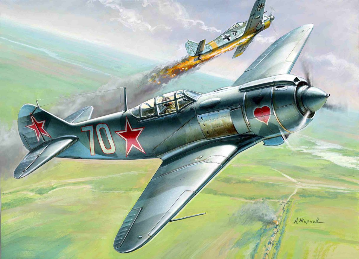 Zvezda - Lavotchkin La-5 Fn Soviet Fighter (Zve7203)