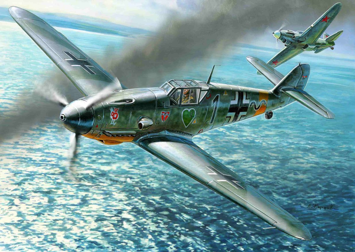 Zvezda - Messerschmitt Bf-109 F4 (Zve4806)