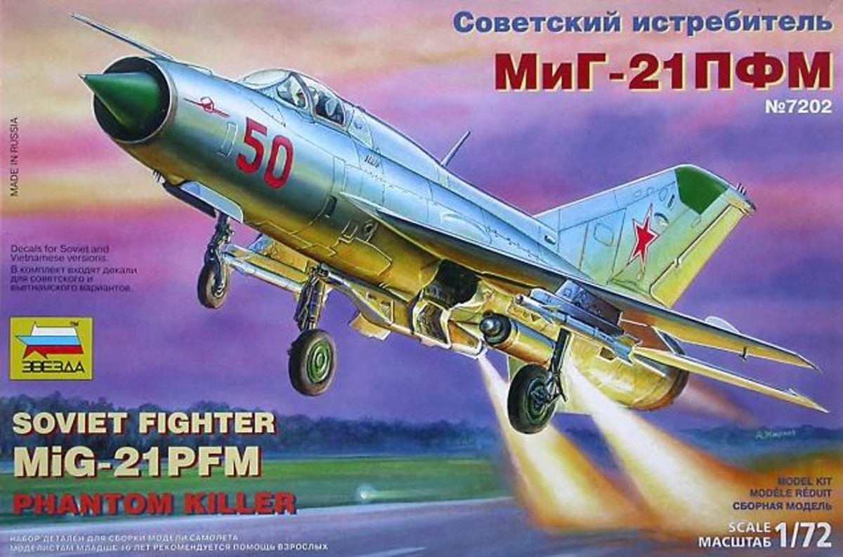 Zvezda - Mig-21 Pfm (Rr) (4/19) * (Zve7202)