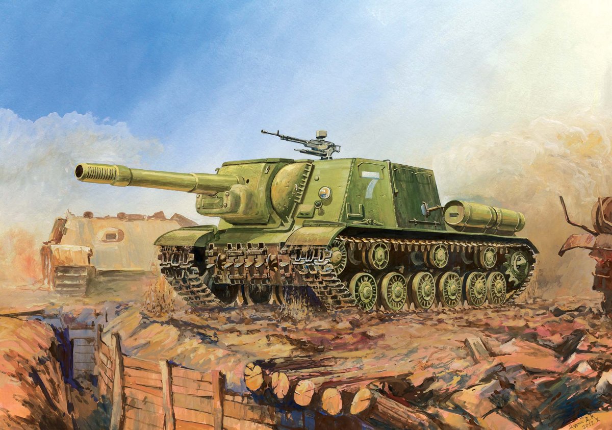 Zvezda - Self Propelled Gun Isu-152 (Zve5026)