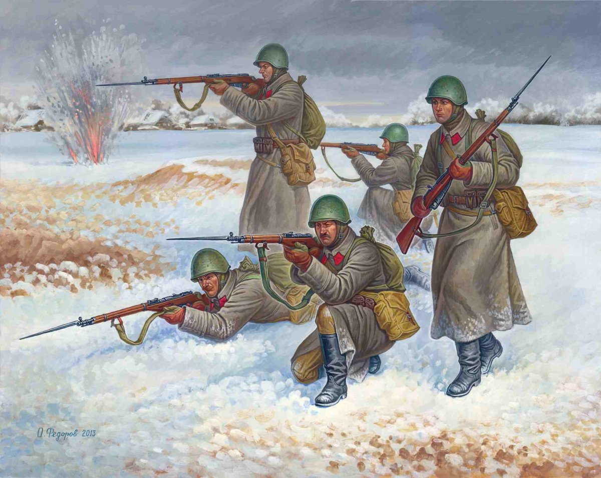 Zvezda - Soviet Infantry (Winter Uniform) (Zve6197)