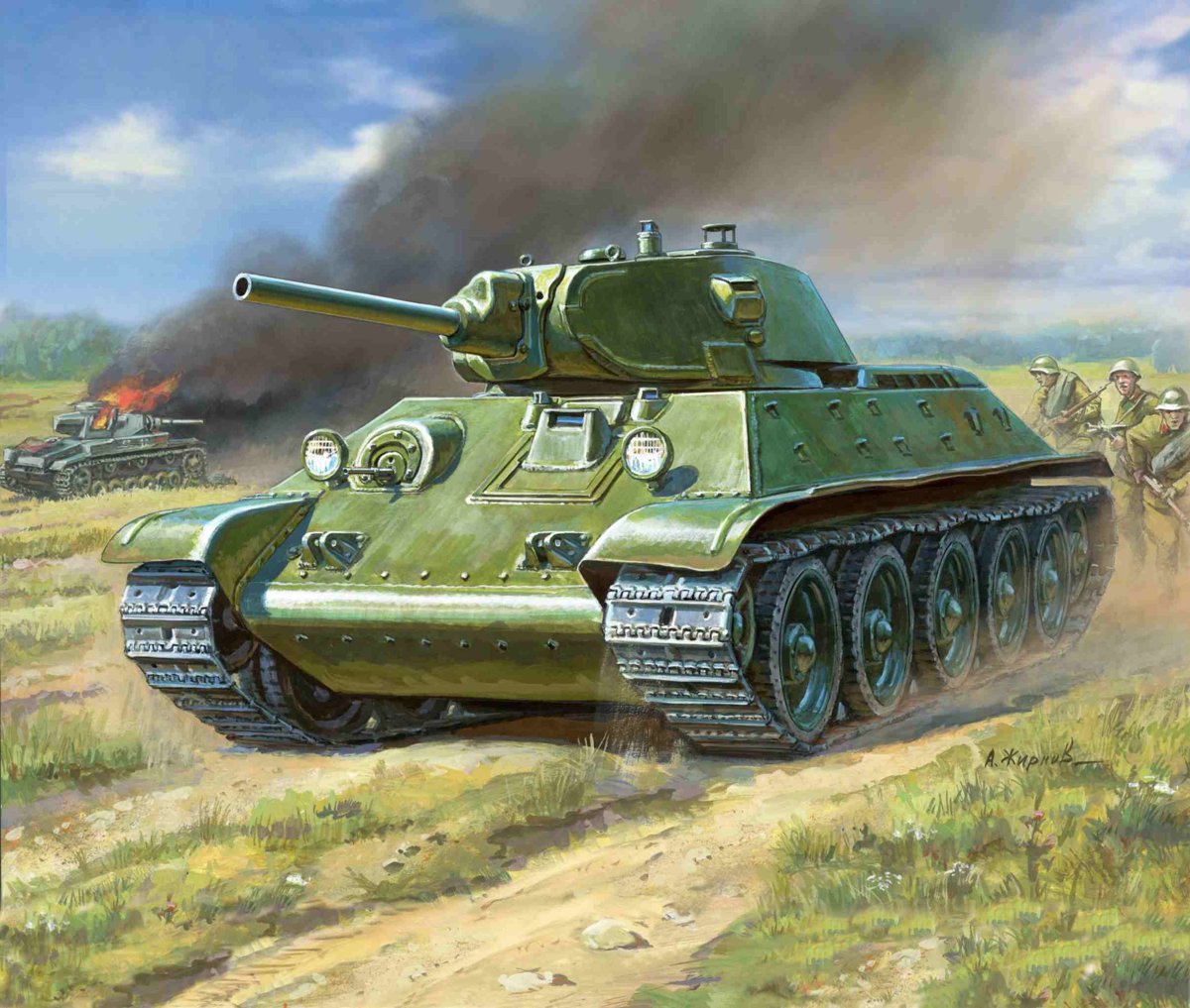 Zvezda - Soviet Tank T-34 (Zve6101)