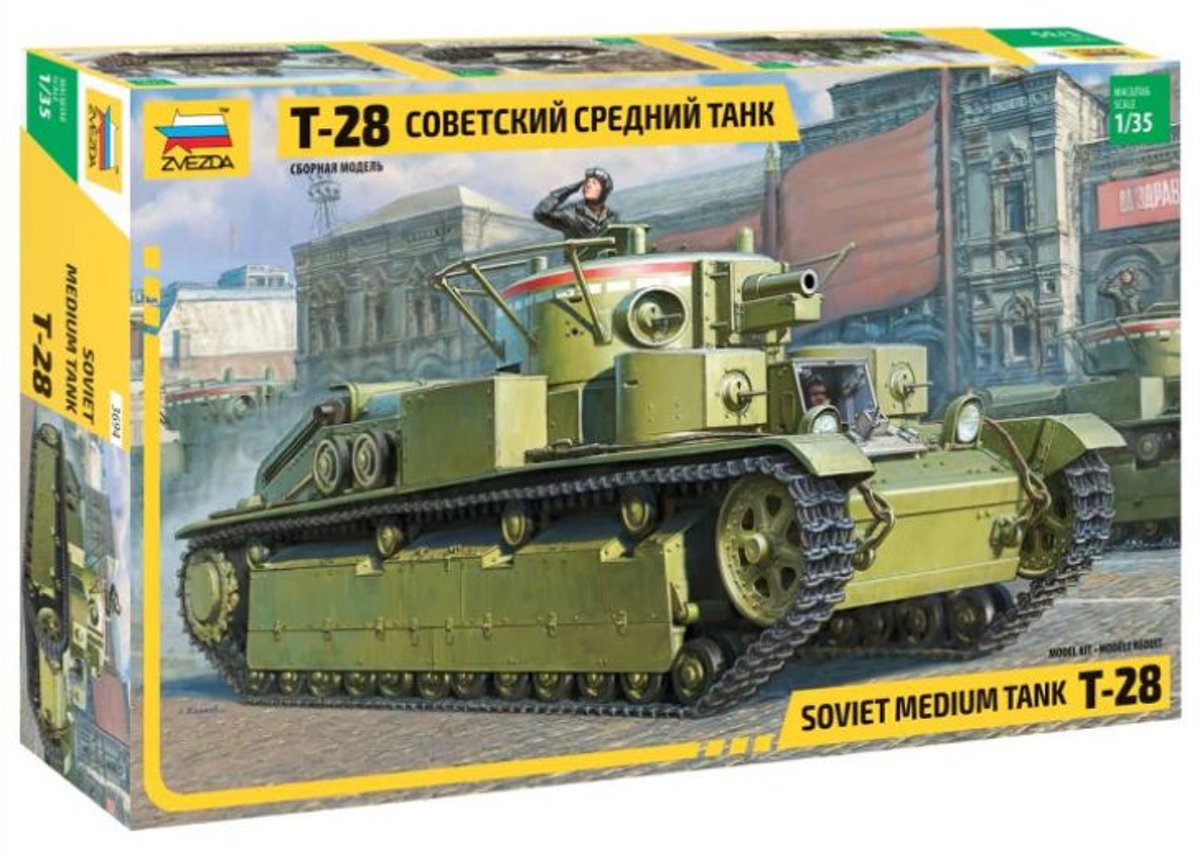 Zvezda - T-28 Heavy Tank (4/19) * (Zve3694)