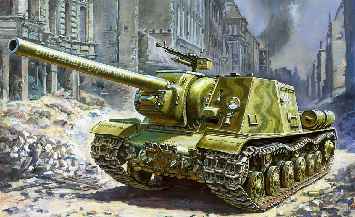 Zvezda Soviet Tank Destroyer ISU-122