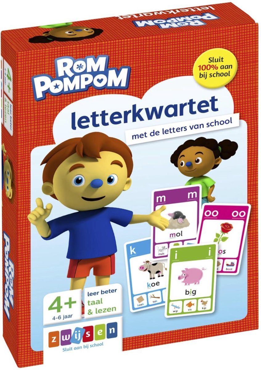 Rompompom - Rompompom letterkwartet