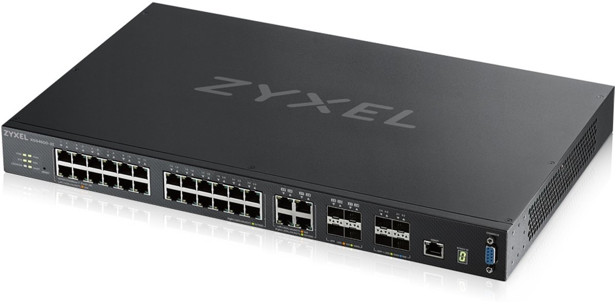 ZyXEL XGS4600-32 Beheerde netwerkswitch L3 Gigabit Ethernet (10/100/1000) Zwart