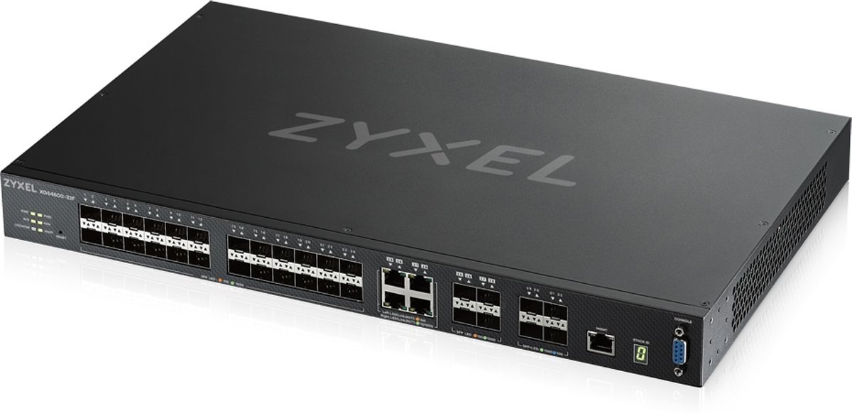 ZyXEL XGS4600-32F Beheerde netwerkswitch L3 Zwart