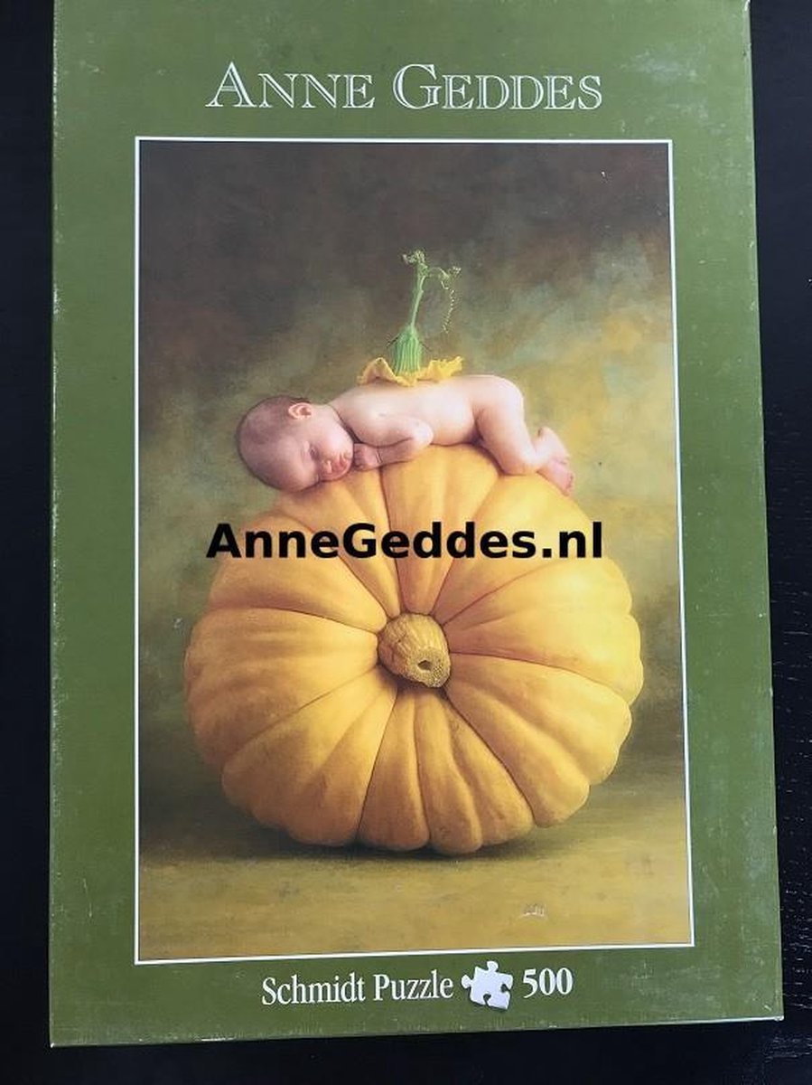 Anne Geddes - 57901 – puzzel / puzzle / legpuzzel – Schmidt – Pompoen – 500 stukjes