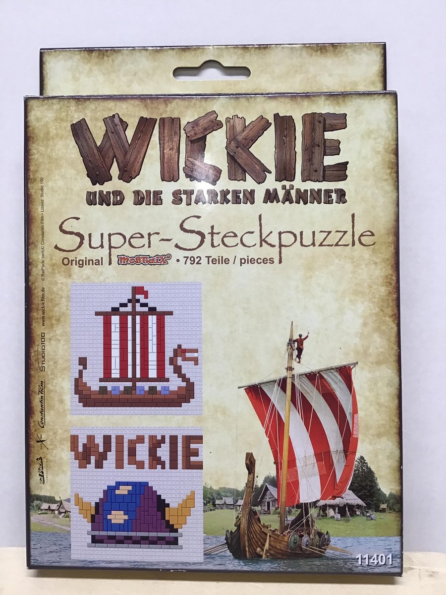 Wicky schip en helm Super steck puzzel 792 delig