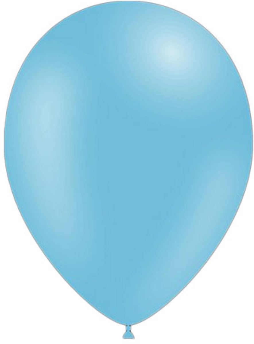 10 stuks - Feestballonnen licht blauw 26 cm pastel professionele kwaliteit