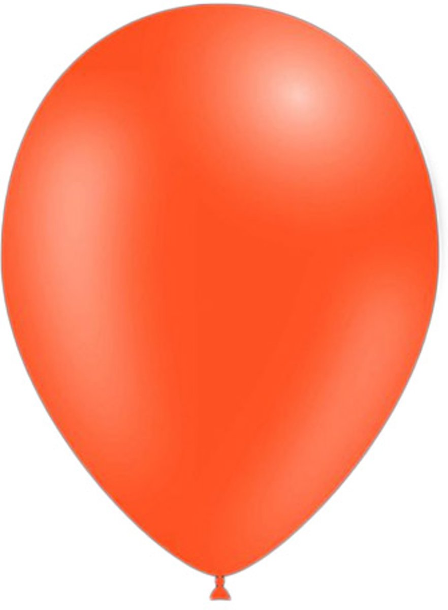 10 stuks - Feestballonnen oranje 26 cm pastel professionele kwaliteit