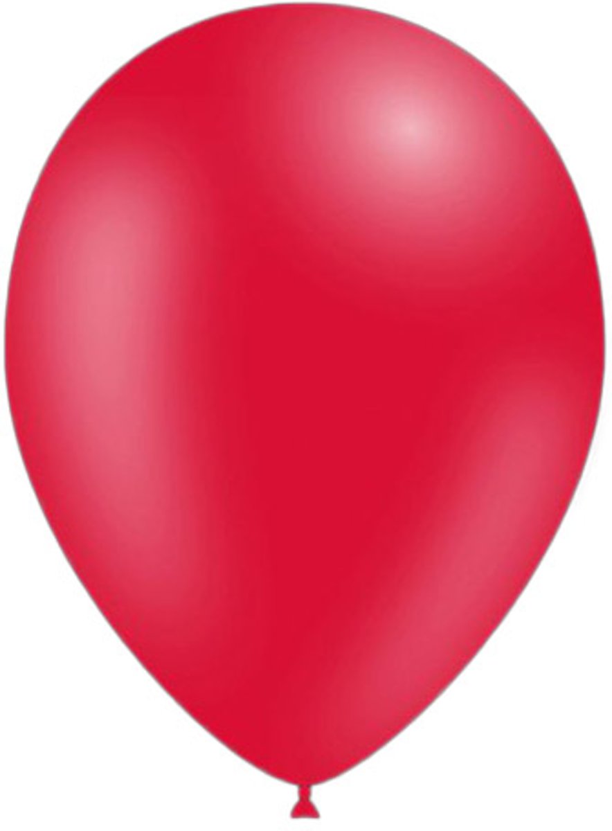 10 stuks - Feestballonnen rood 26 cm pastel professionele kwaliteit