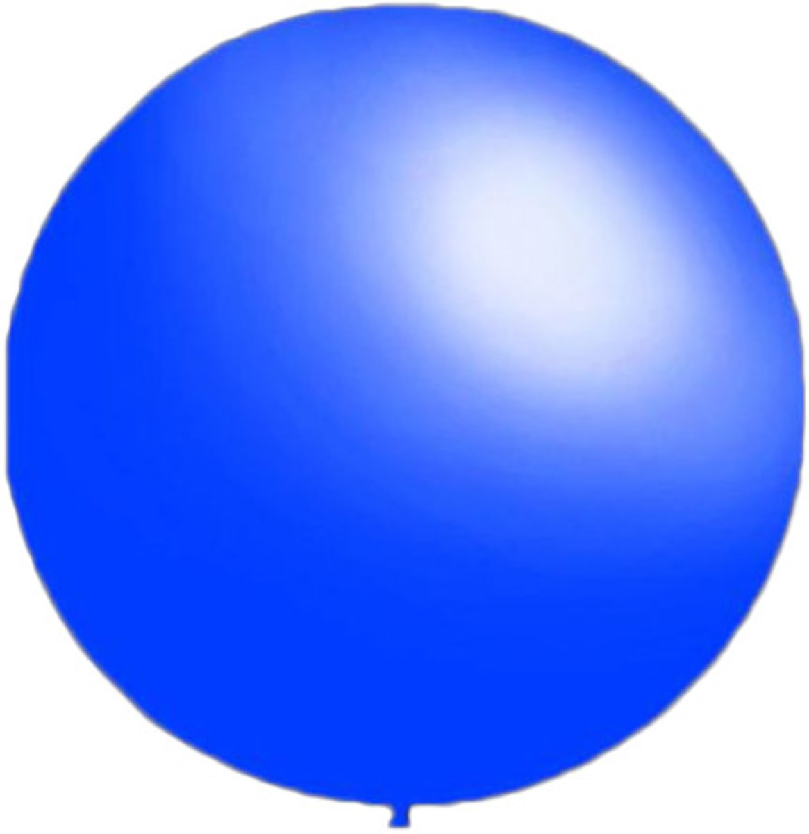 100 stuks - Decoratieballonnen midden blauw 28 cm professionele kwaliteit