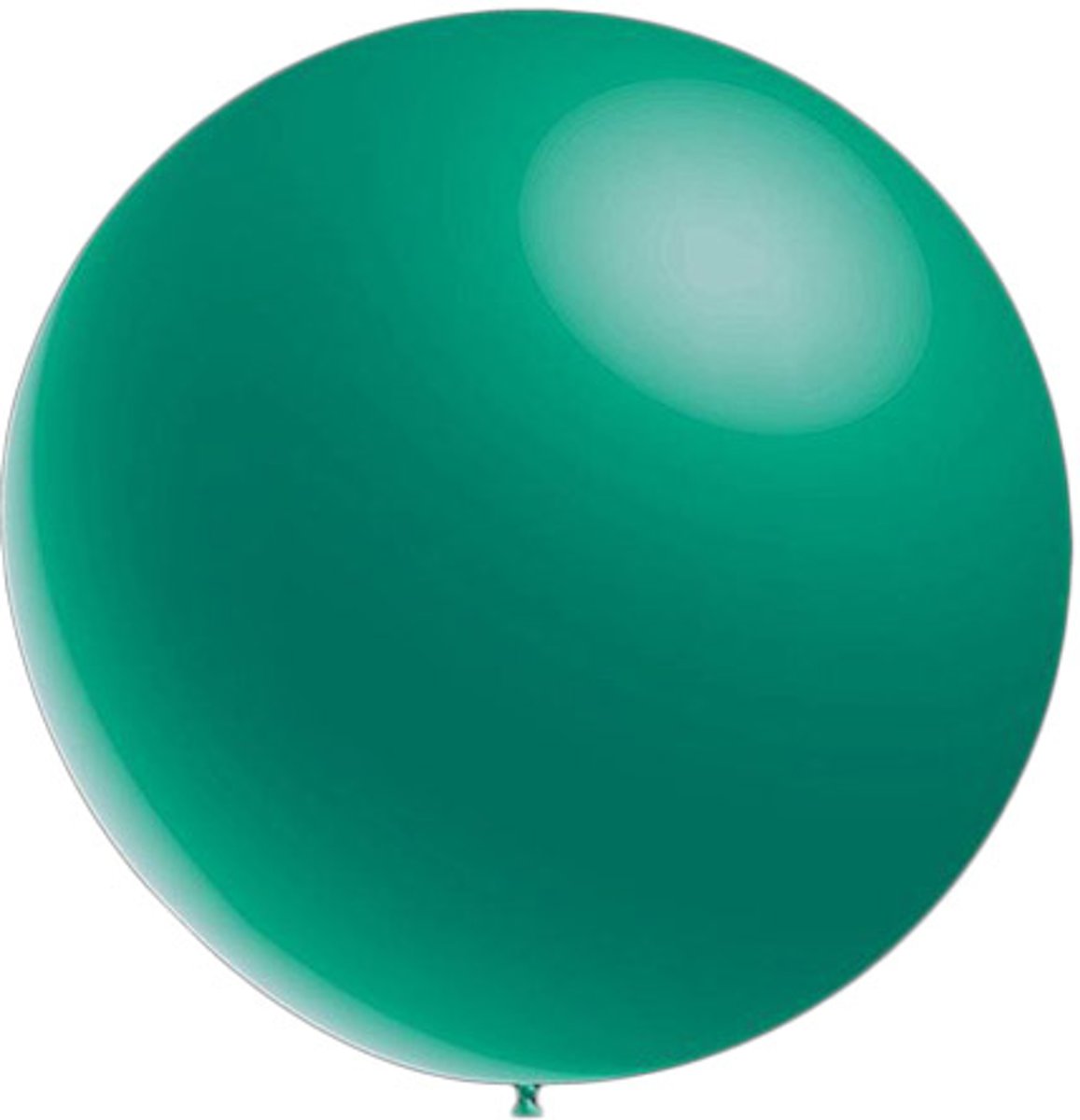 100 stuks - Metallic decoratieballonnen turquoise 28 cm professionele kwaliteit