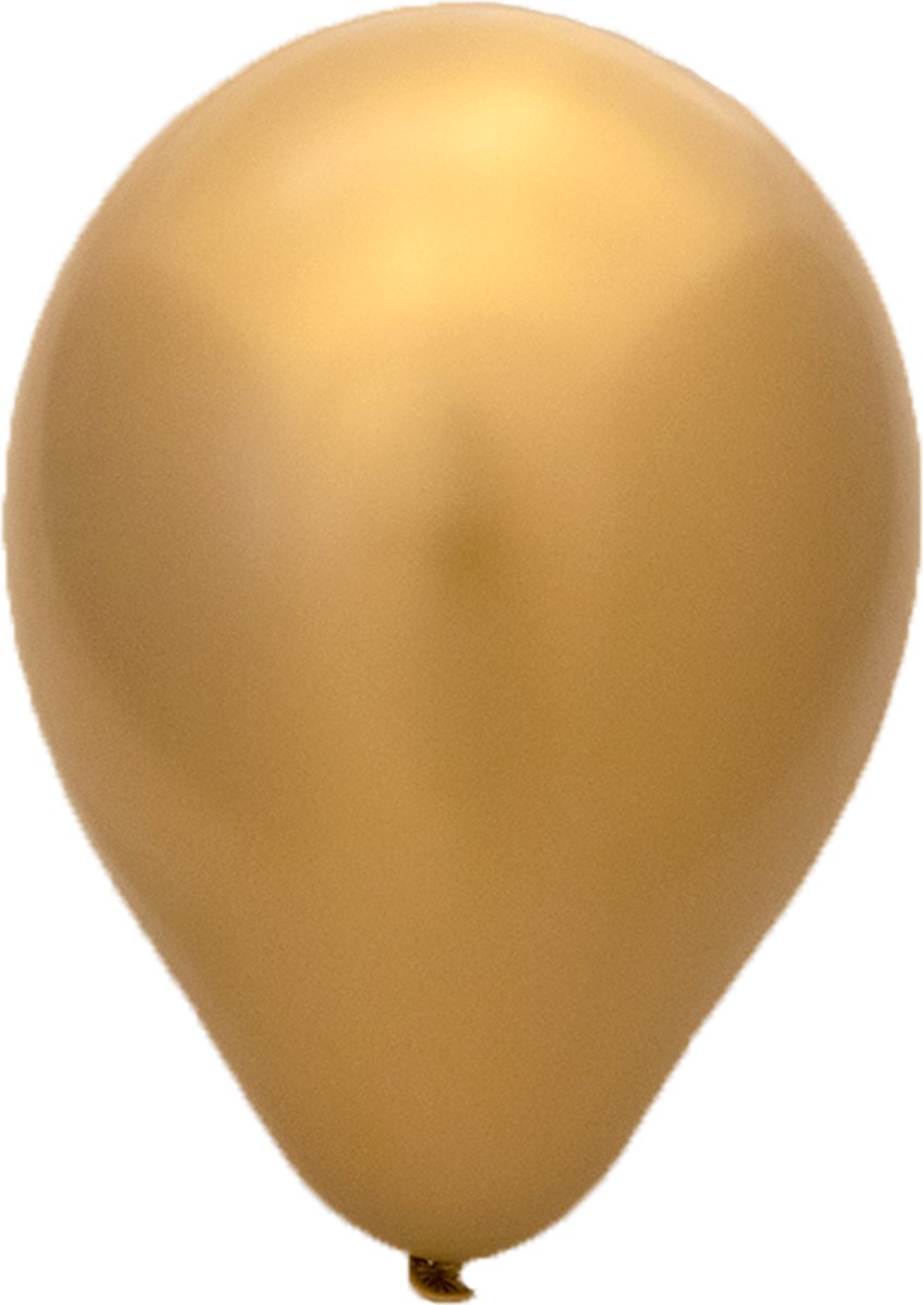 100 stuks gouden chrome latex ballon 30 cm