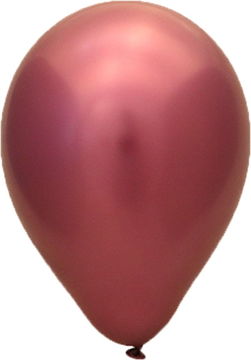 100 stuks licht roze chrome latex ballon 30 cm