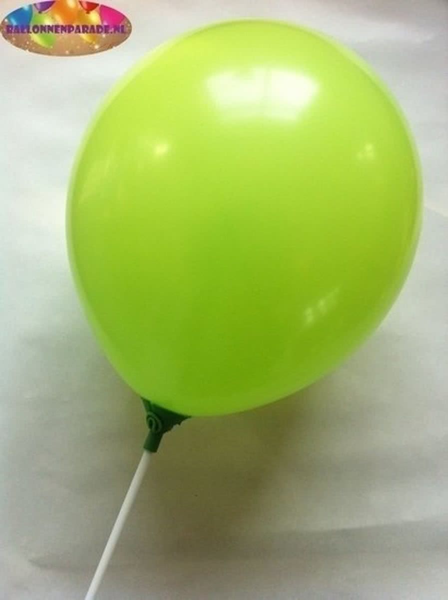 25 stuks Licht groene parelmoer metallic ballon 30 cm hoge kwaliteit