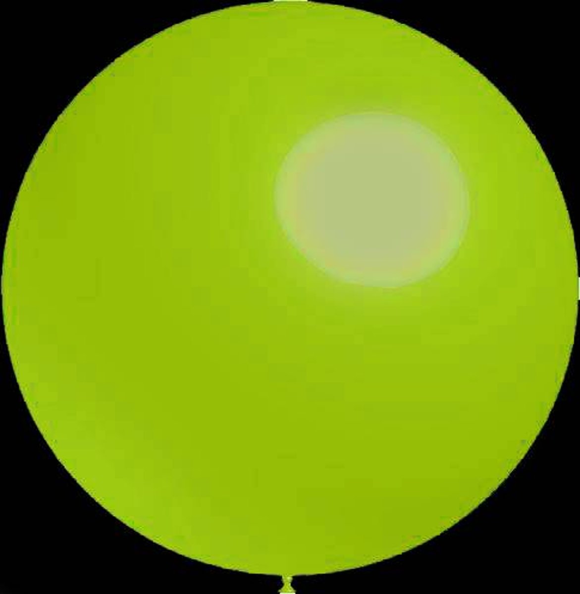 3 stuks Mega grote ronde festivalballonnen lime green 90 cm professionele kwaliteit