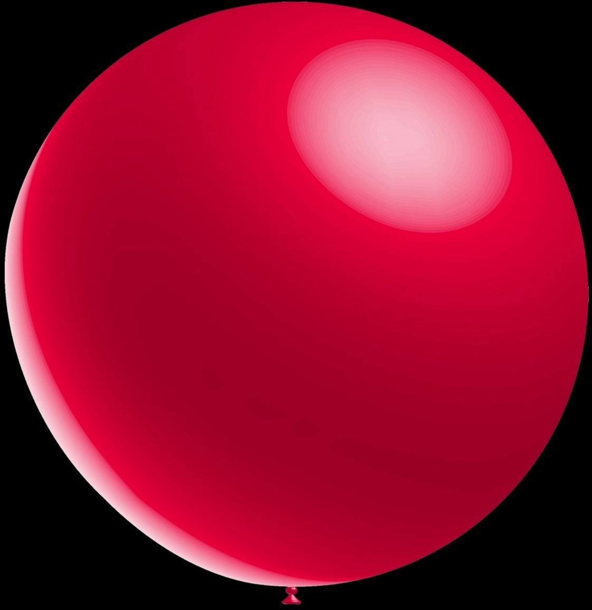 5 stuks led verlichte Decoratieve ballonnen - 30 cm - metallic red professionele kwaliteit