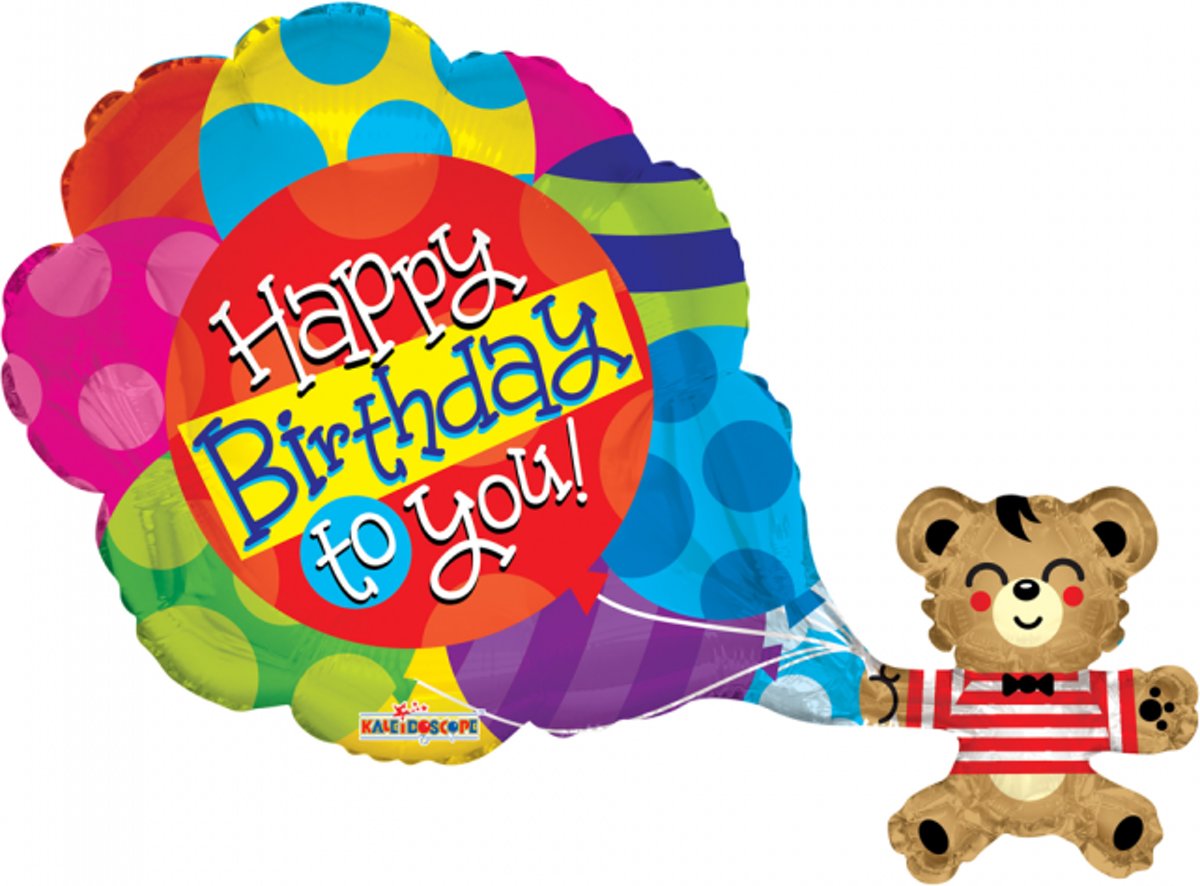 Folie ballon xl Happy Birthday to you 91,4 cm groot