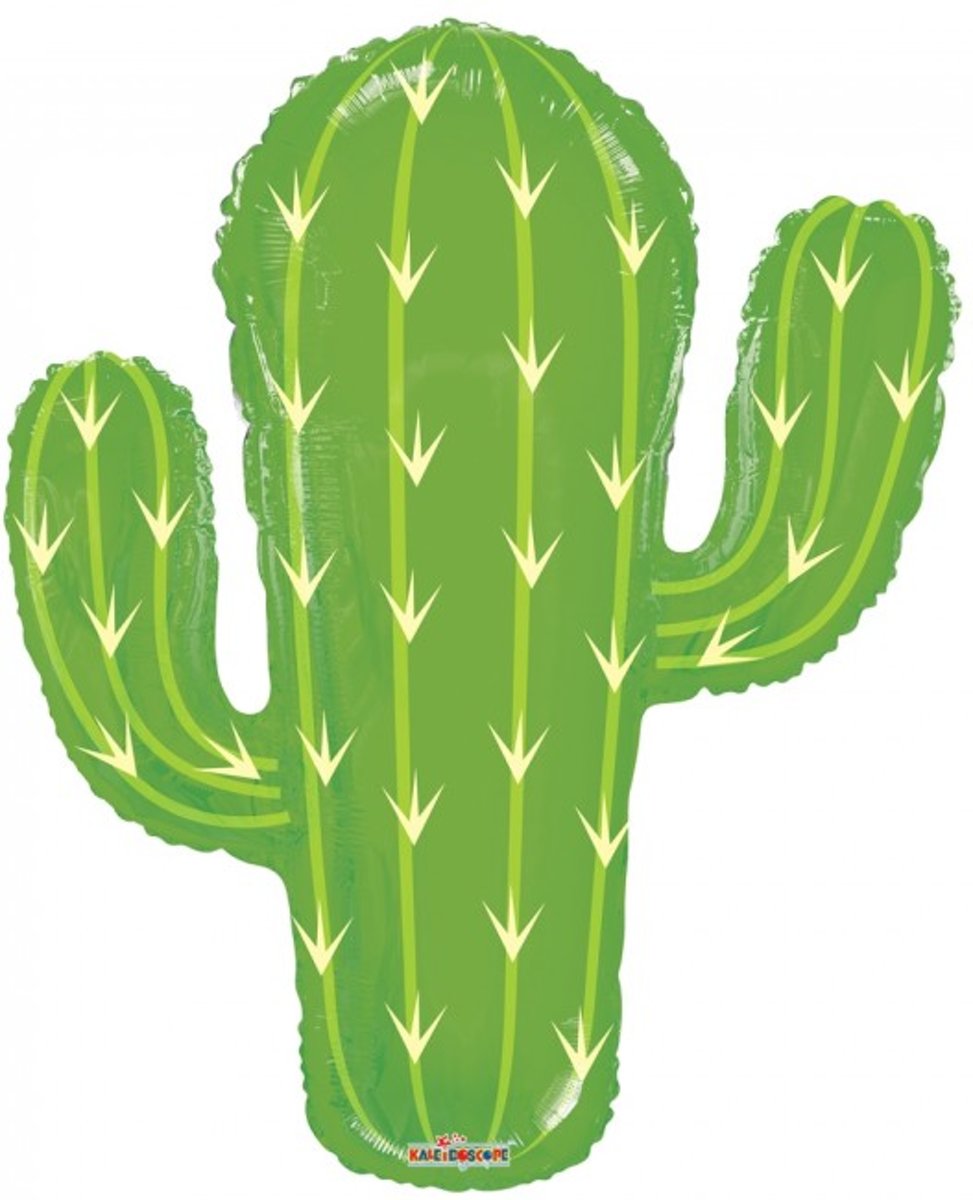 Folie ballon xl cactus 91,4 cm groot