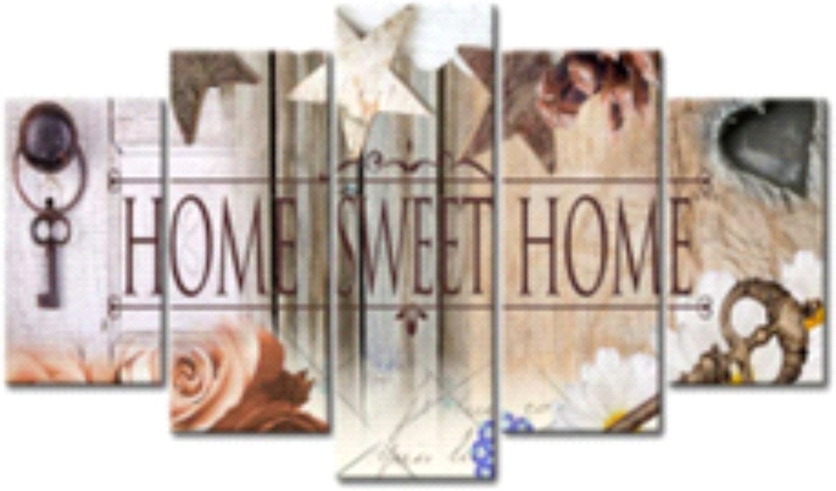 diamond painting 5 luik home sweet home