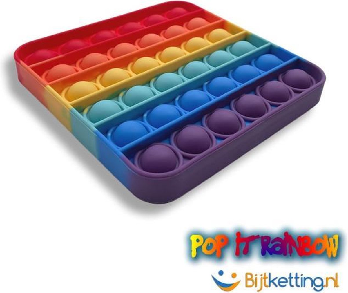 Fidget Toy - Pop It Rainbow- Regenboog