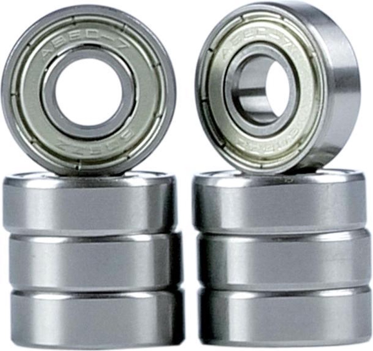 blankdecks.eu Abec-7 Chrome Steel bearings (Zilver)