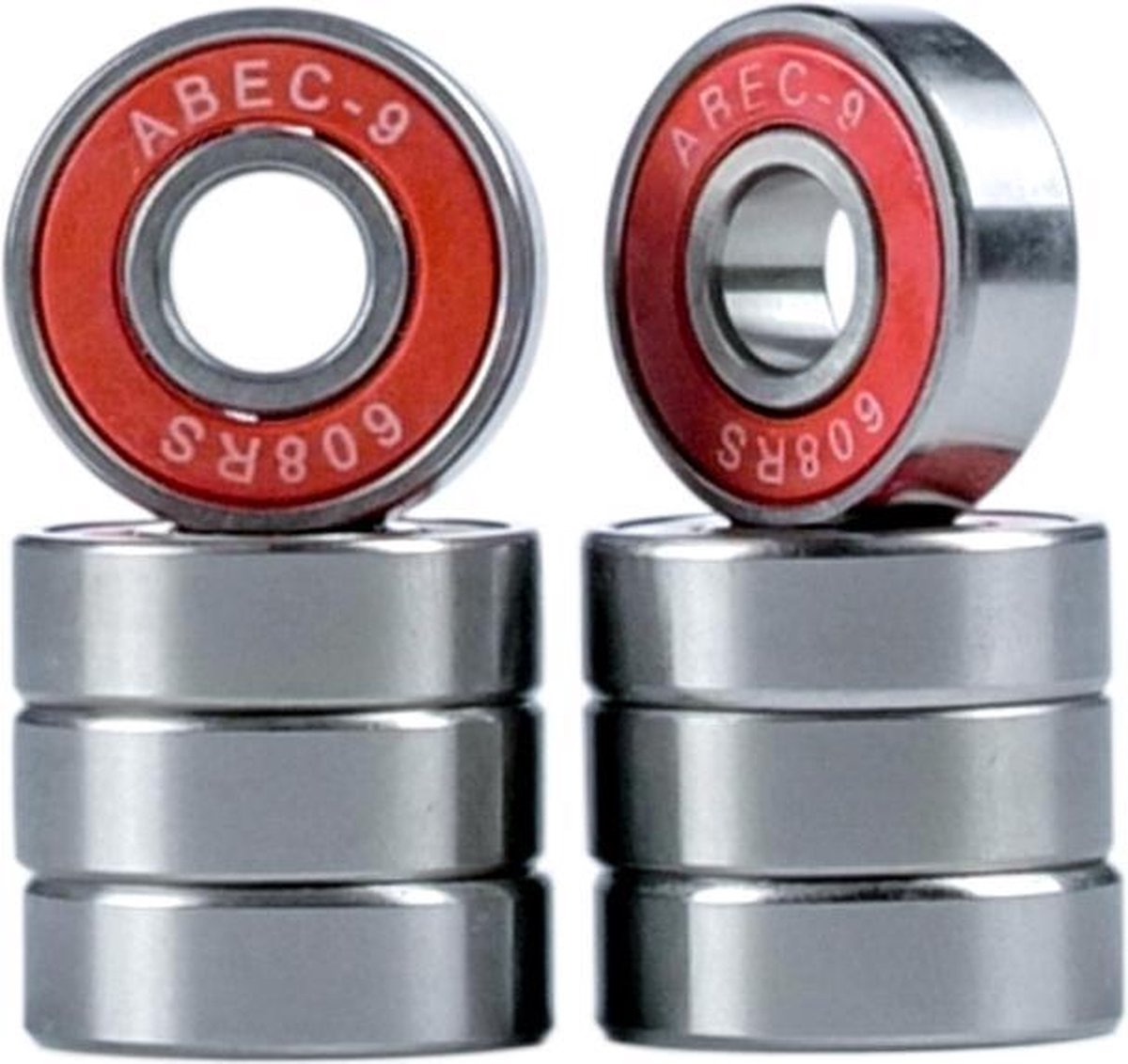 blankdecks.eu Abec-9 Pro bearings (Rood)