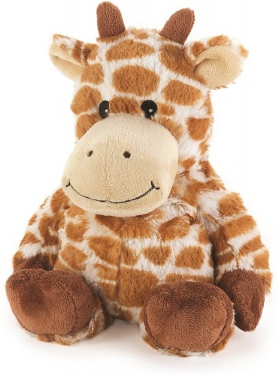 Verzwaarde opwarmbare knuffel - Giraffe (30407)