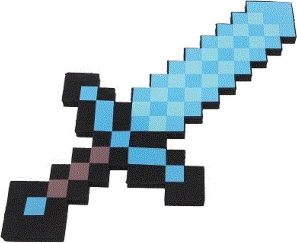 QBlocks Minecraft Zwaard - Minecraft Sword - Diamond Sword - Foam - 45 CM