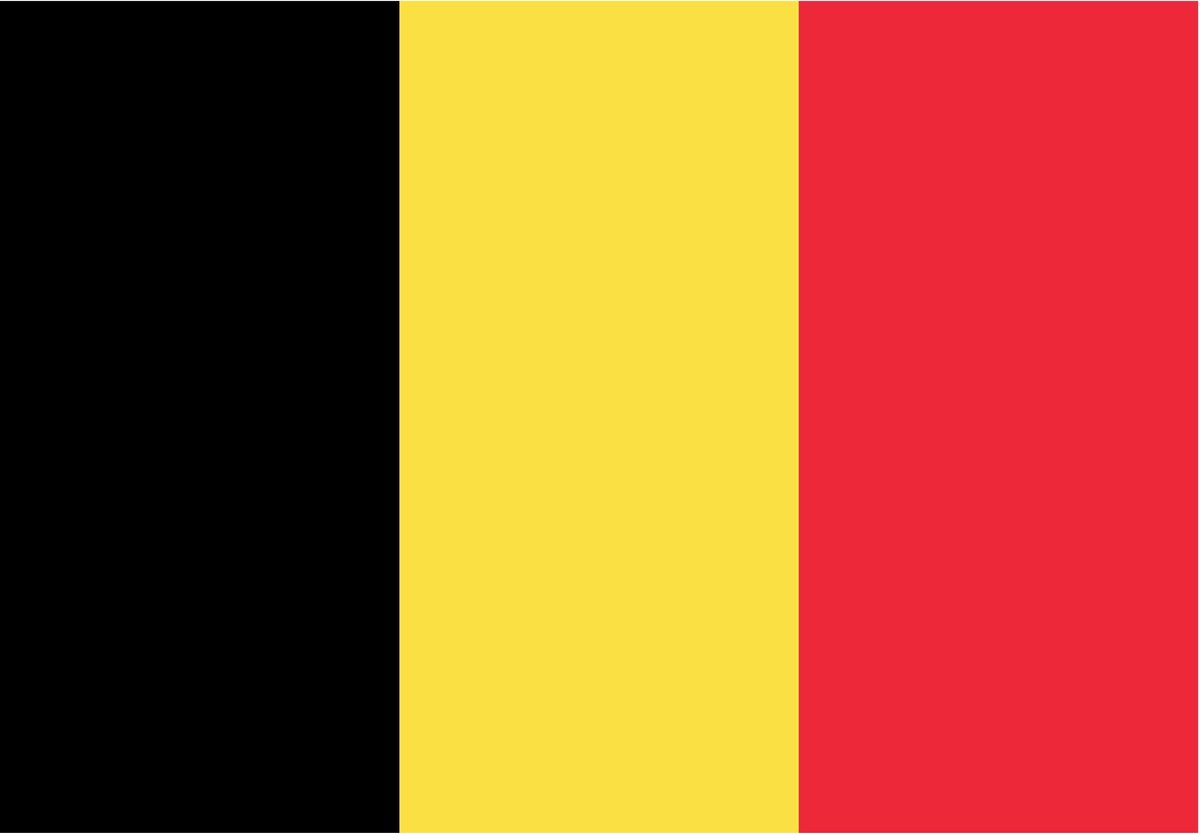 Belgische vlag 100x150 cm